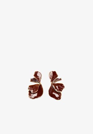 Scalpers, SCALPERS SCPETALS EARRINGS - Pendientes - burgundy