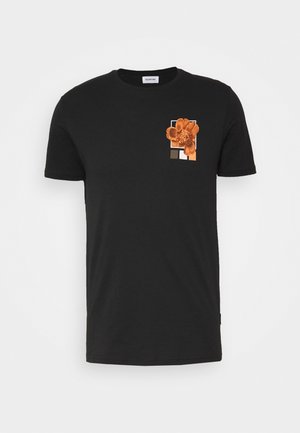 T-shirt med print - black