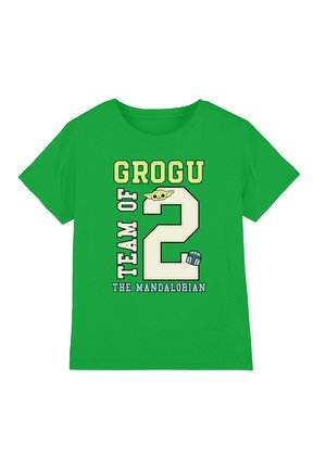 THE MANDALORIAN GROGU AND MANDO FOOTBALL TEAM OF TWO - T-Shirt print - dark green