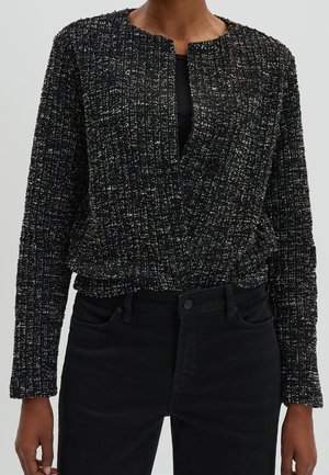 Sweat zippé - black