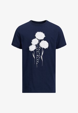 T-shirt print - dark blue