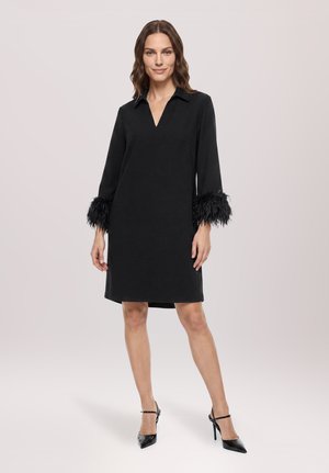 Betty Barclay, BETTY BARCLAY MIT KNOPFLEISTE HEMDBLUSENKLEID - Robe de jour - schwarz