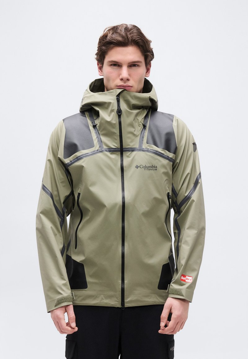Ensemble Pluie Columbia Homme Taille XL Grand – Veste Et Pantalon Imperméables Vert