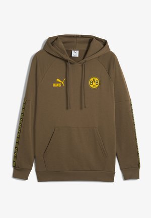 BVB KING - Džemperis su gobtuvu - haute coffee-yellow sizzle