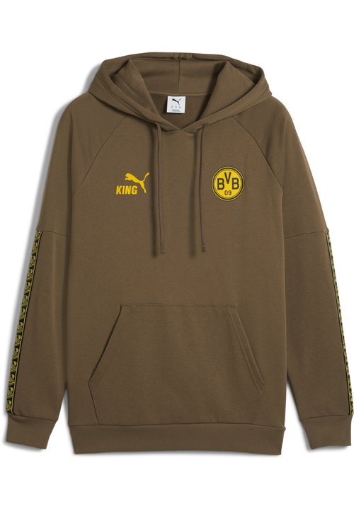 PUMA BVB KING - Jersey con capucha - haute coffee-yellow sizzle — photo 5