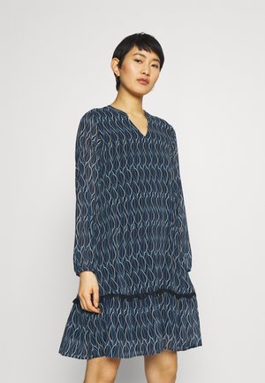 Day dress - graphic sapphi