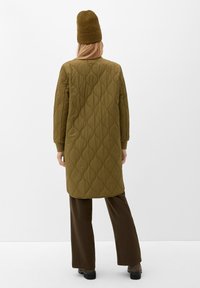 s.Oliver COL DROIT - Wintermantel - guacamole