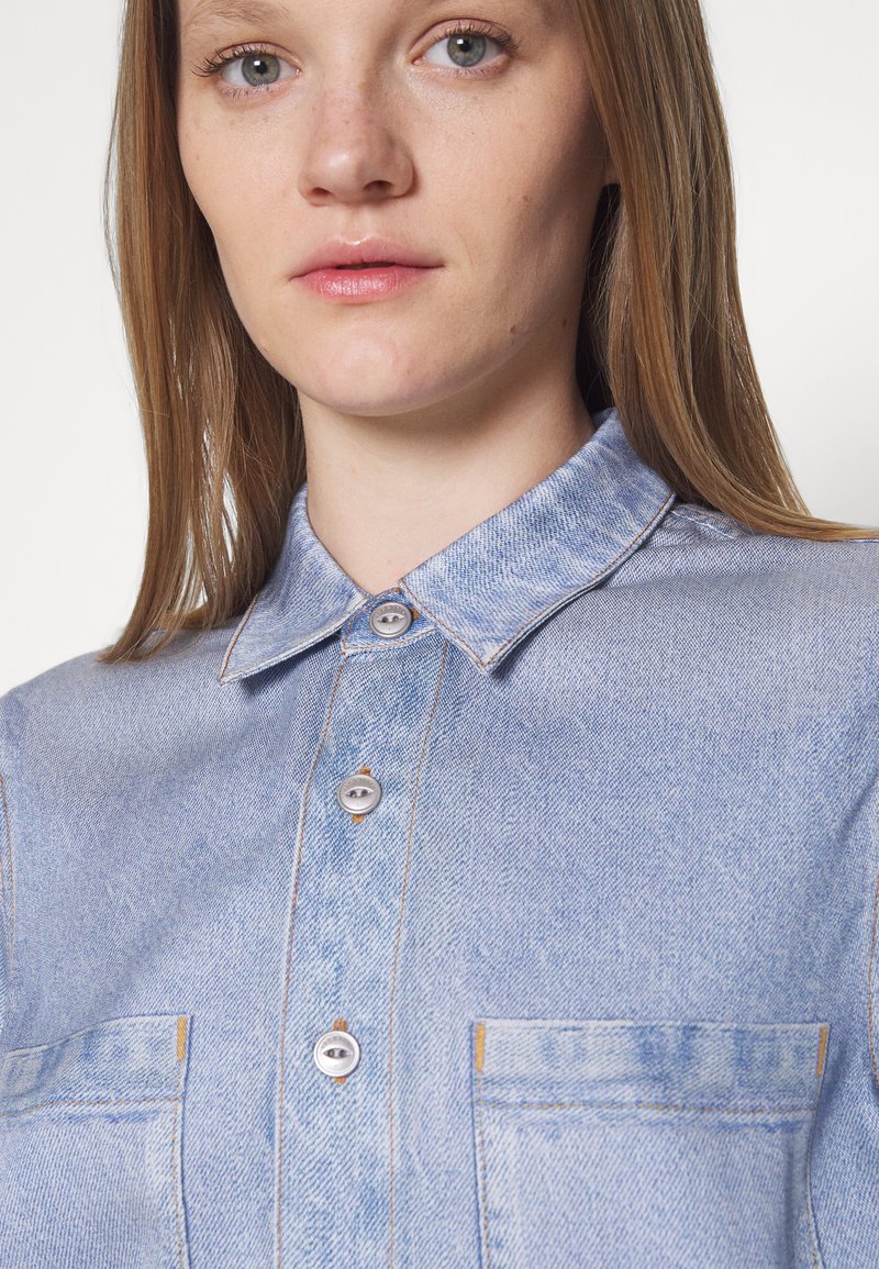 Damen Freizeitkleider | rag & bone LIQUID MIRAMAR DRESS Freizeitkleid blue denim - RS93411 Damen Freizeitkleider | rag & bone LIQUID MIRAMAR DRESS Freizeitkleid blue denim - RS93411