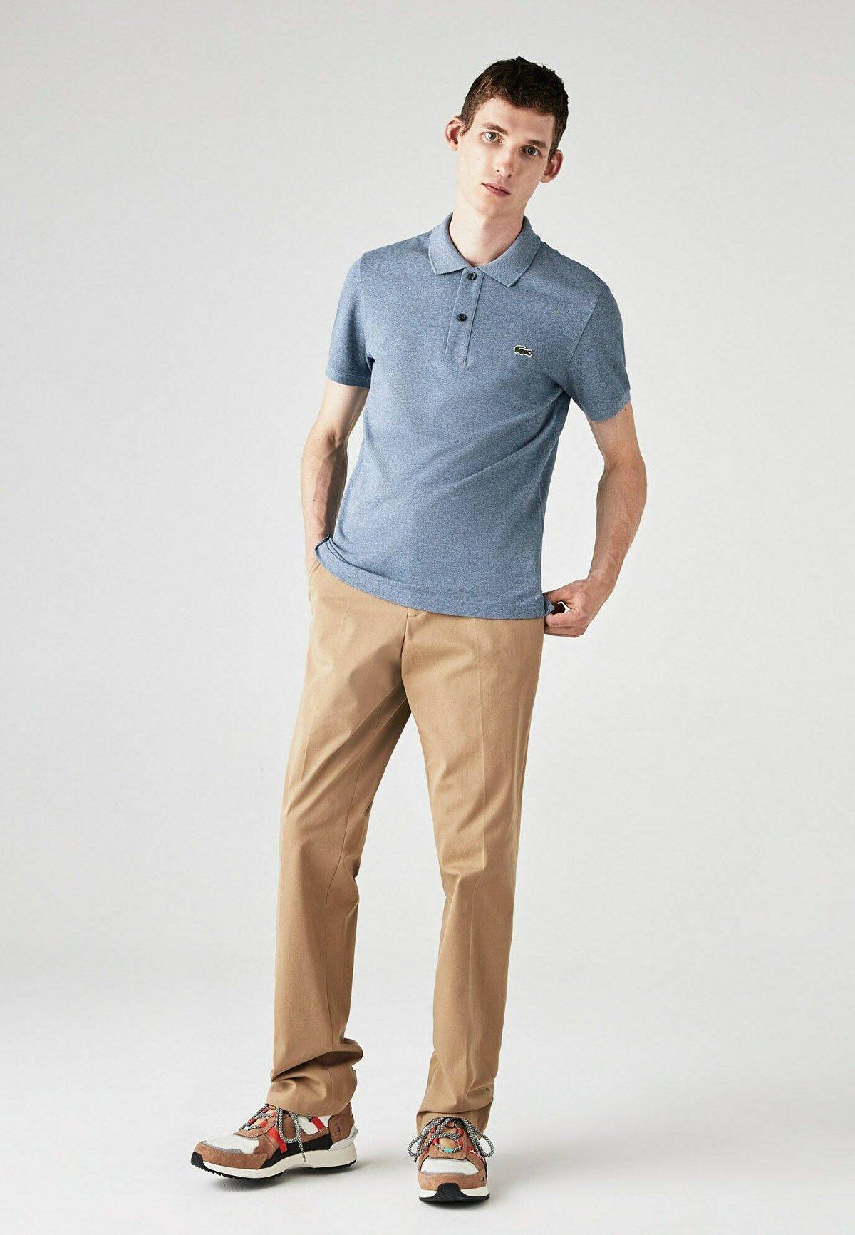 Lacoste Polo - bleu chine/bleu gris - ZALANDO.FR