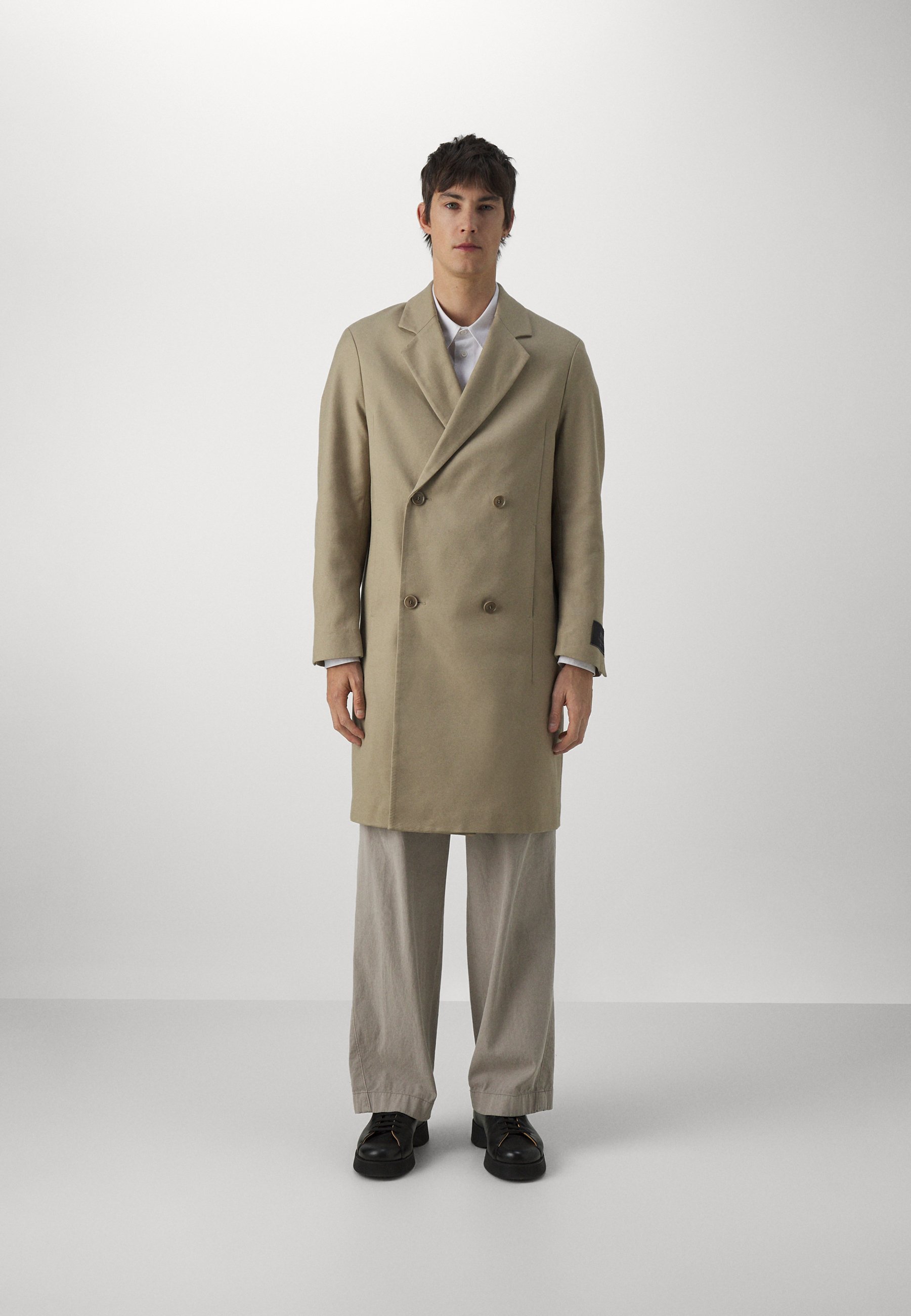 Abrigo YOKO Para Hombre - Color Naranja Fluo, Talla X-Large, Poliéster, Cierre De Broches