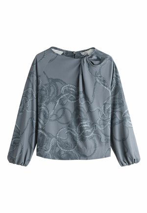 Blúz - grey rope print