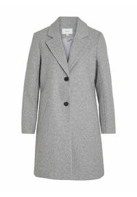VILA Klassisk kappa / rock - light grey melange