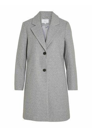 VILA Klassikaline mantel - light grey melange