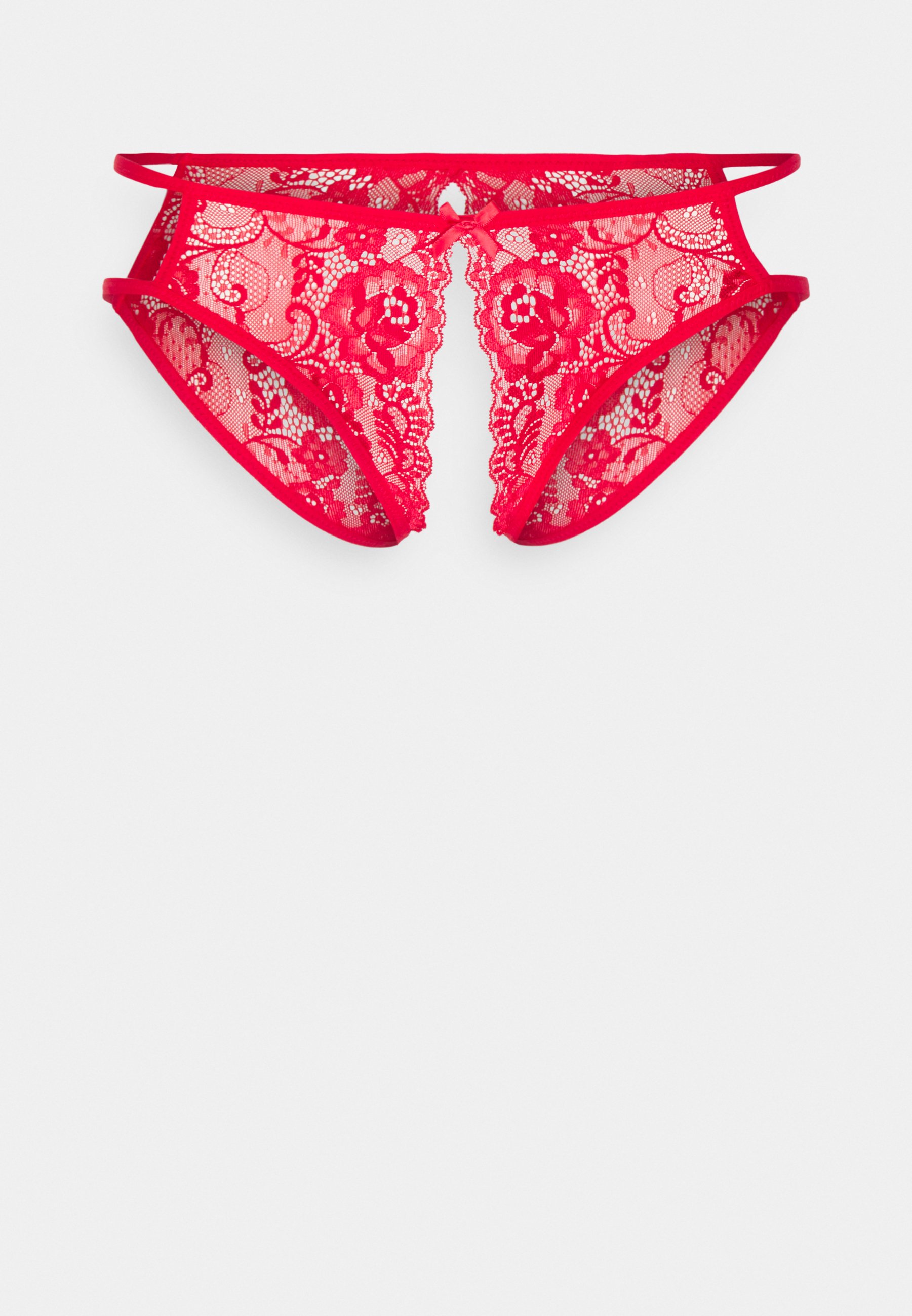LASCANA PETITE FLEUR GOLD BY LASCANA THONG OUVERT String red