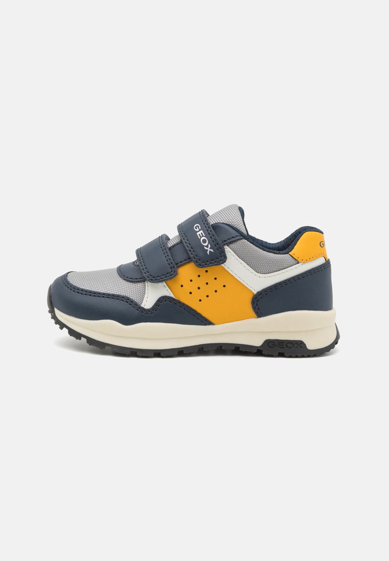 Geox - PAVEL - Sporta apavi - navy/ochre yellow, Palielināt