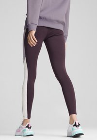 Puma POWER - Legingi — bikses - midnight plum