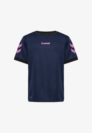 Hummel, UNISEX - T-shirts print - marine pink