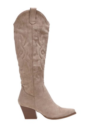 Bottes de cowboy / motard - taupe