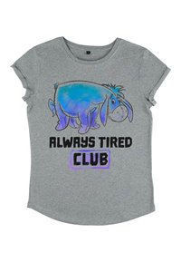 Henry Tiger DISNEY WINNIE THE POOH EEYORE TIRED CLUB - T-shirt z nadrukiem