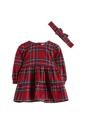 SET - Blusenkleid - dark dusty red
