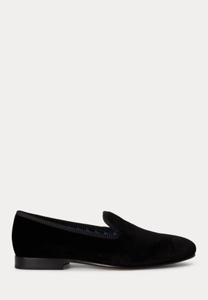 Polo Ralph Lauren PAXTON VELVET SLIPPER - Instappers - black