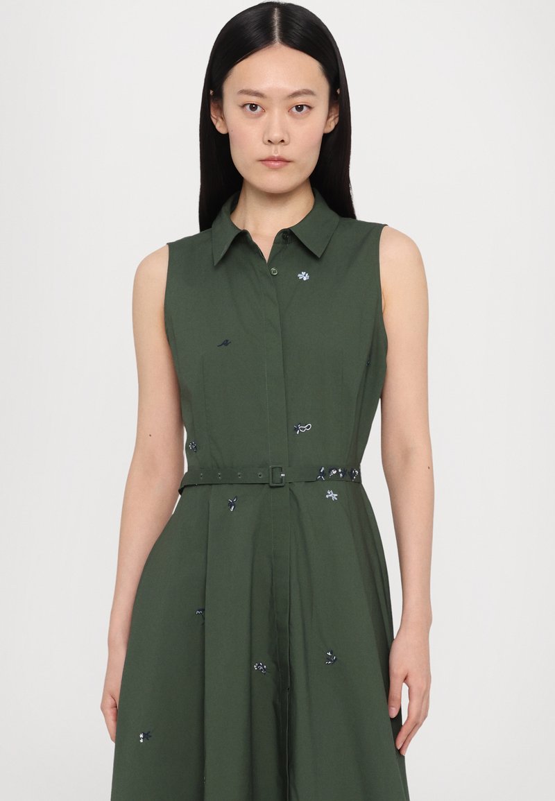 Marella ENSIGN - Shirt dress - verde/green - Zalando Marella ENSIGN - Shirt dress - verde/green - Zalando