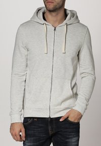 Pier One Sweat zippé - mottled beige