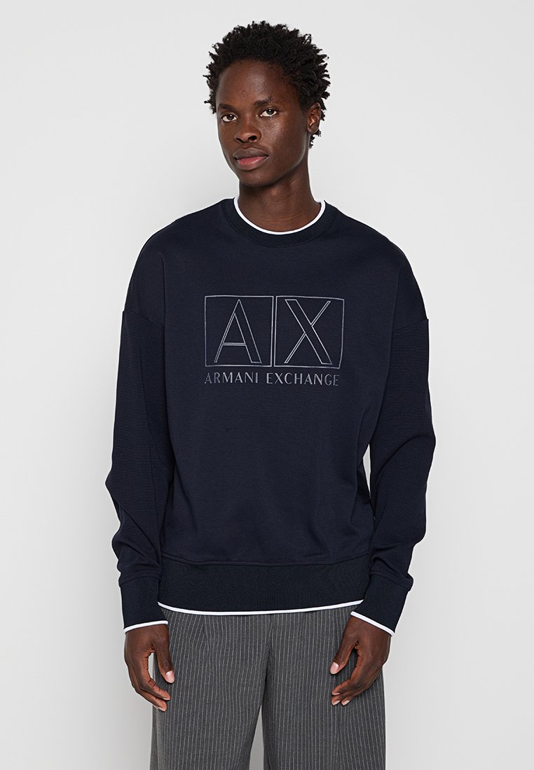Armani Exchange Sweater donkerblauw Armani Exchange Sweater donkerblauw