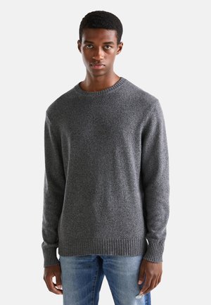 CREW NECK IN AND BLEND - Strickpullover - grey