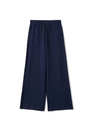OVS, WIDE LEG TROUSERS. - Pantalon de survêtement - navy blue