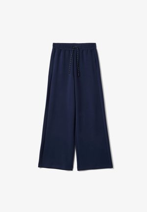 OVS, WIDE LEG TROUSERS. - Pantalon de survêtement - navy blue