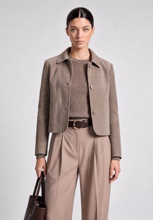 Ricano, JEENA - Veste en cuir - taupe