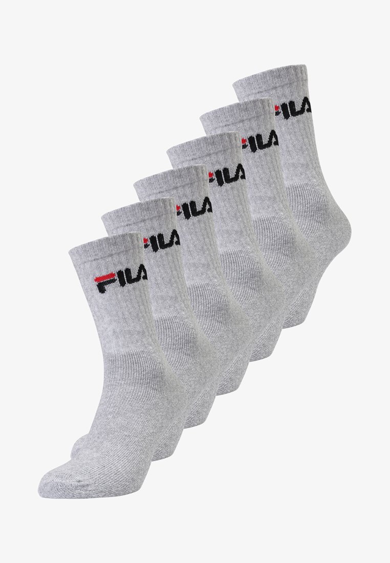 Fila - TENNIS SOCKS UNISEX 6 PACK - Kojinės - grey, Padidinti