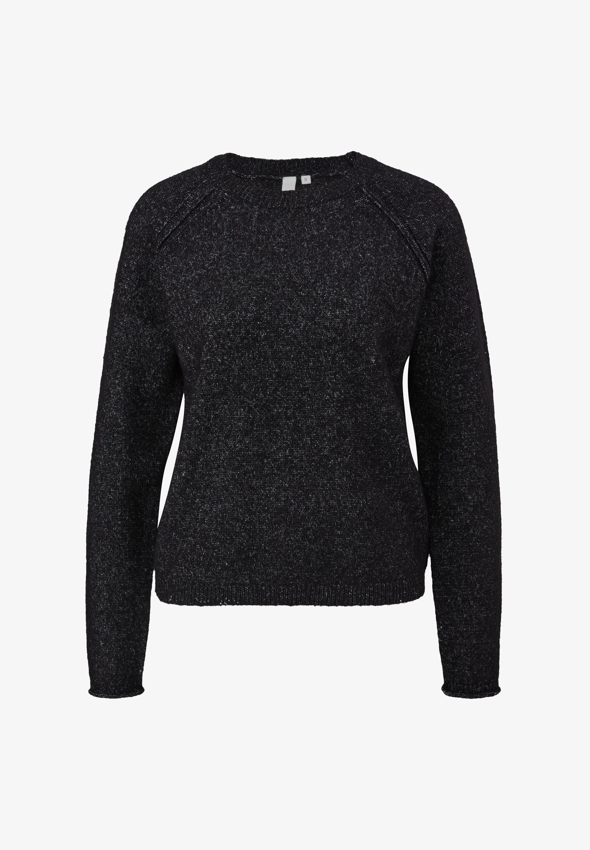 Sweater Schwarzer Strickpulli Damen Schwarzer Pullover Oversize