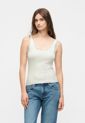 Vero Moda Petite VMNANA TANK - Felső - snow white