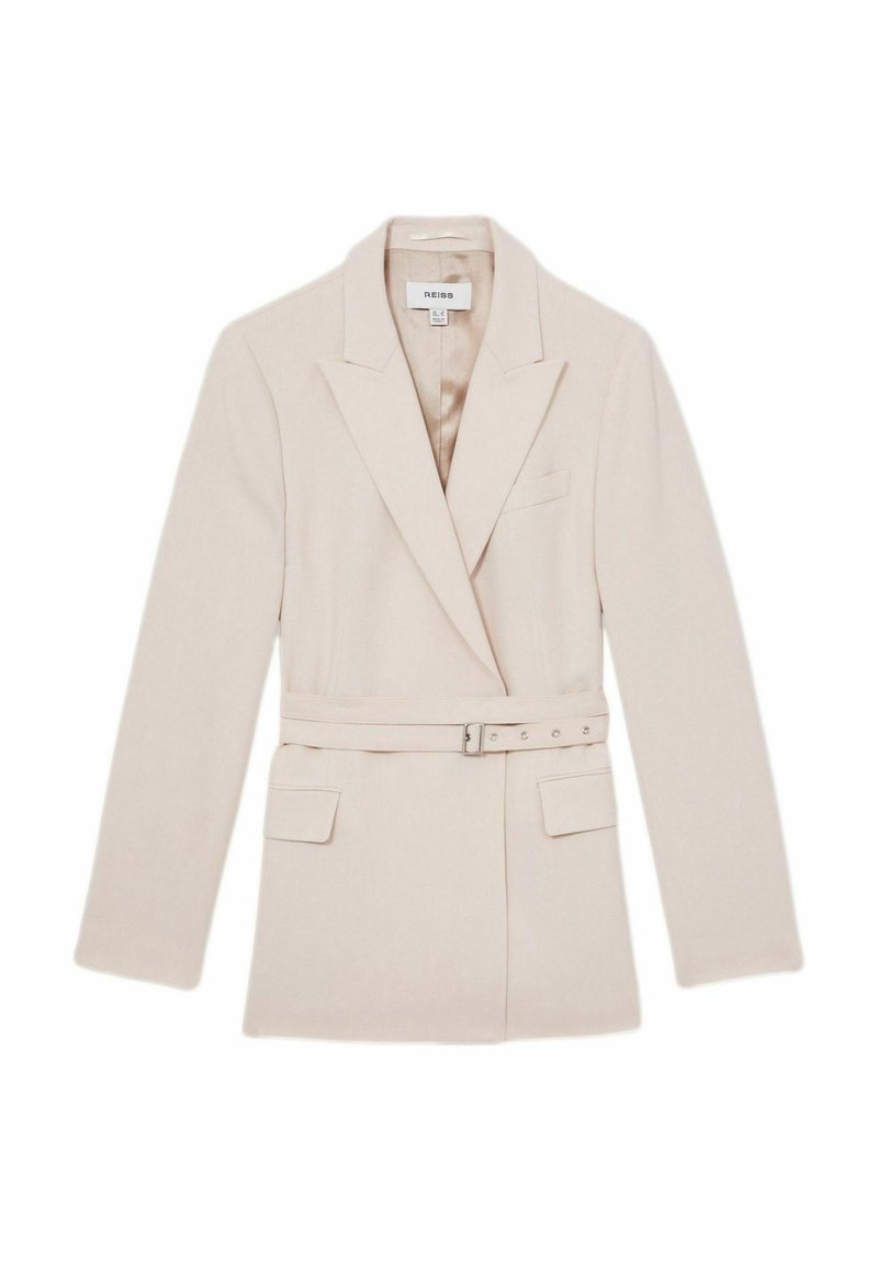 Reiss REGULAR FIT - DARCIE SINGLE BREASTED BELTED - Kort kappa / rock - pink