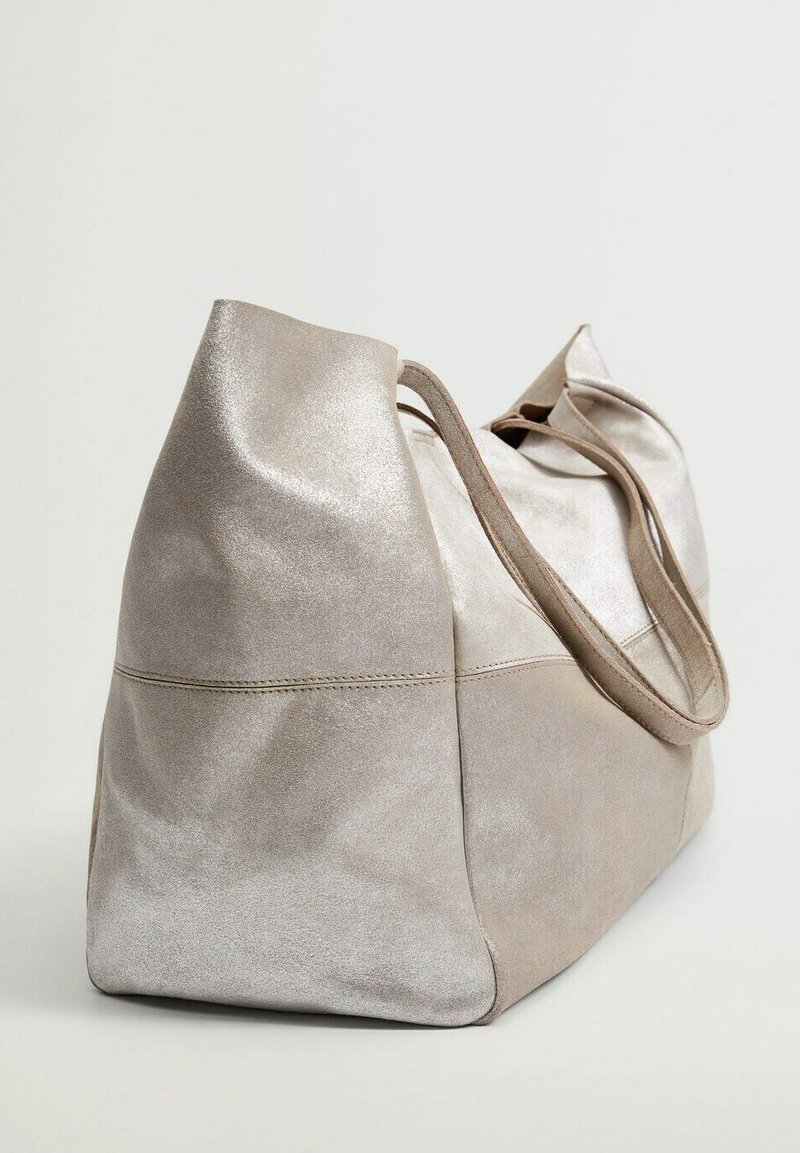 Mango Bolso de mano - silber/plateado - Zalando.es