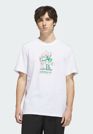 adidas Originals, SKATEBOARDING PUSH TEE - T-Shirt print - white