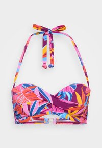 WIRE BANDEAU  - Bikiniyläosa - berry