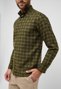Eterna FLANELLHEMD - MODERN FIT - Camicia - khaki