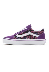 Unselected, neon hearts purple multi