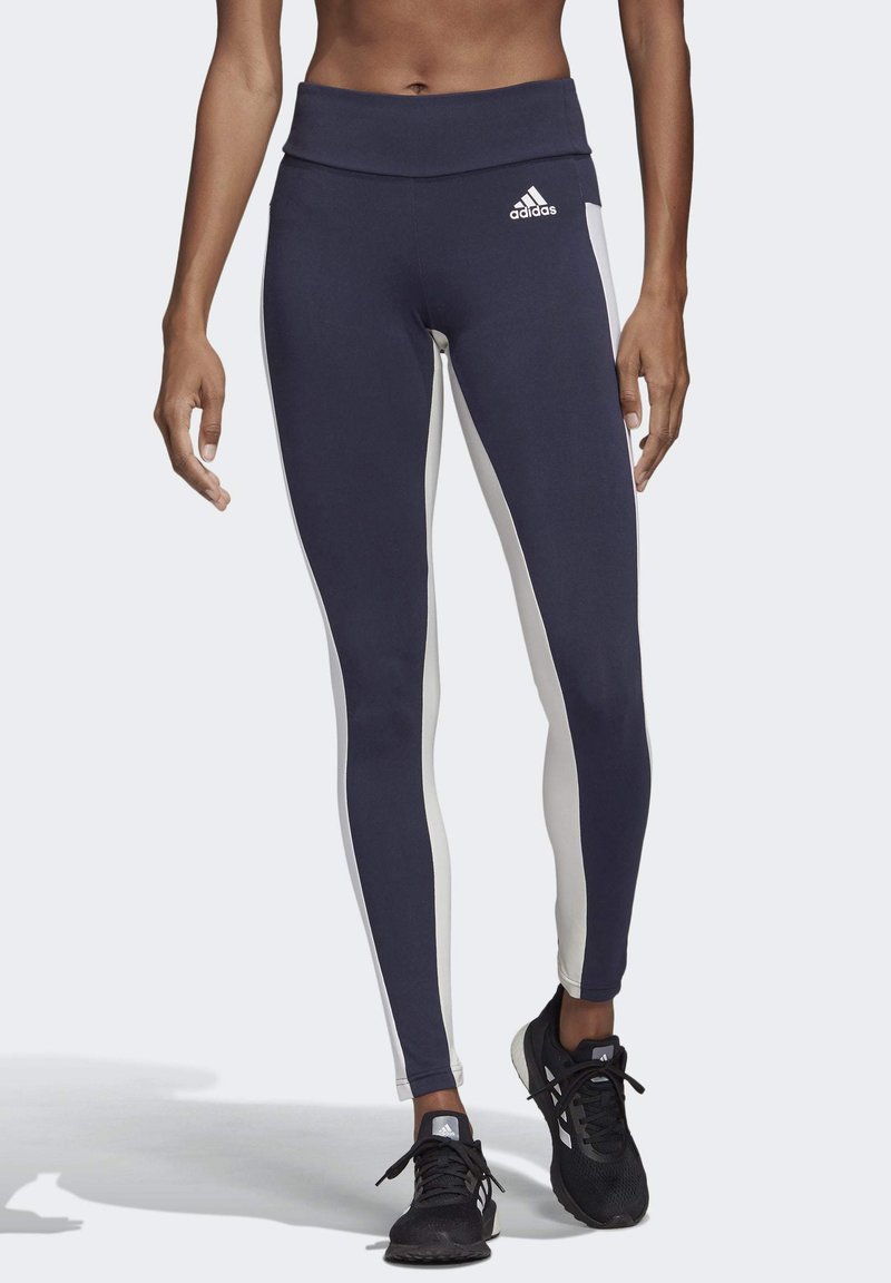 adidas Performance KEY POCKET LEGGINGS Leggings blue/white/blue