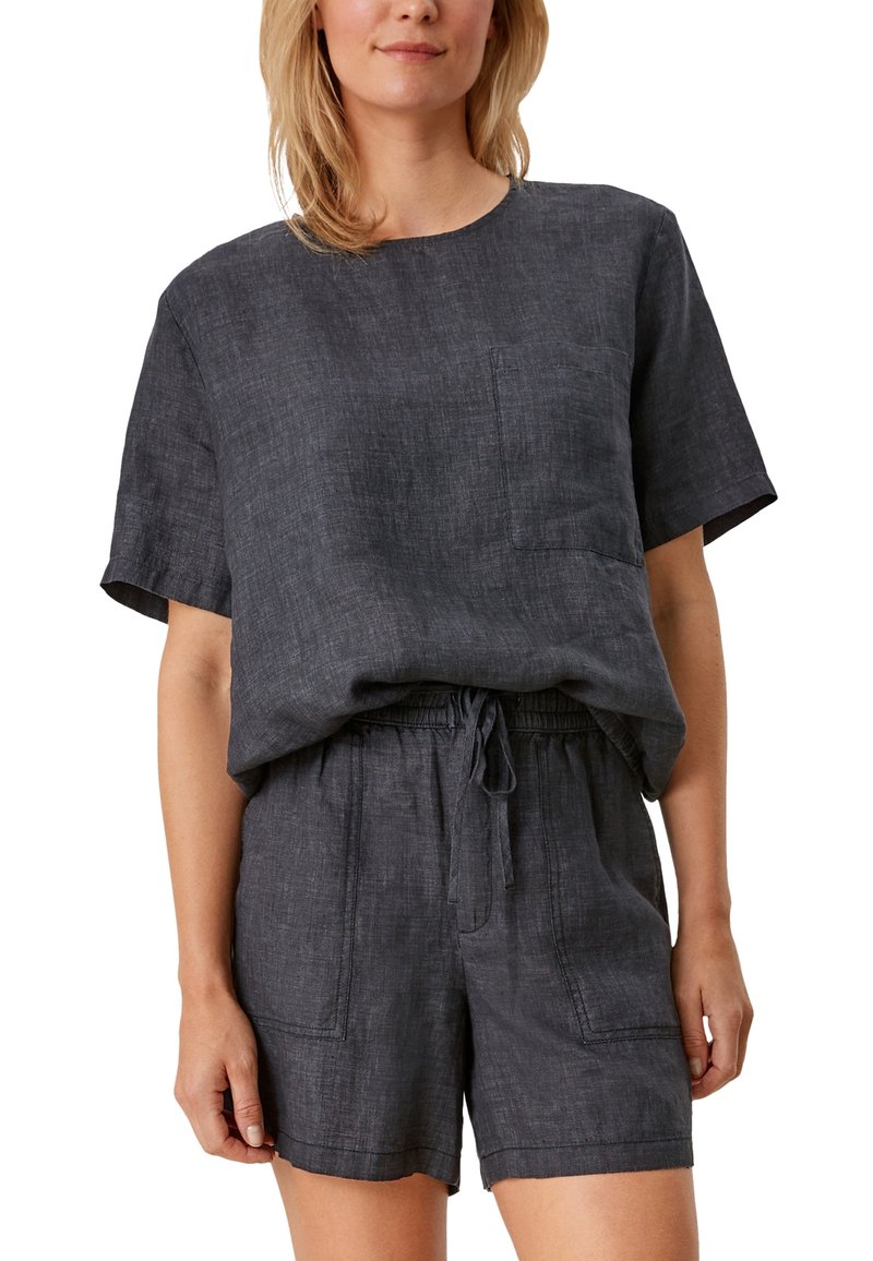 Damen Hemdblusen | s.Oliver MIT GUMMIBUND Bluse blue graphite mela/dunkelgrau-meliert - DJ10747 Damen Hemdblusen | s.Oliver MIT GUMMIBUND Bluse blue graphite mela/dunkelgrau-meliert - DJ10747