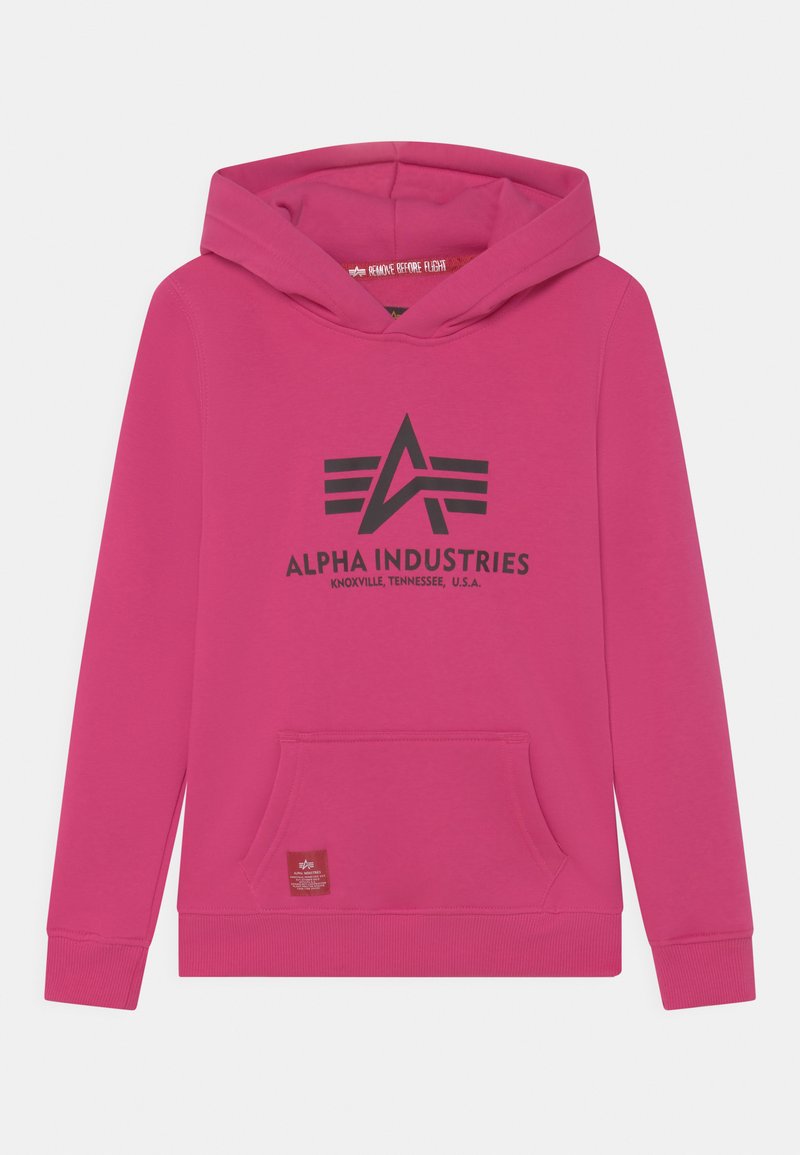 Alpha Industries HOODY KIDS TEENS UNISEX - Sweatshirt com capuz - magenta