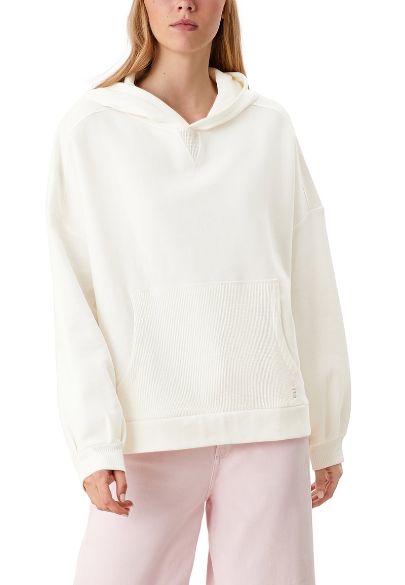 Damen Sweatshirts | QS by s.Oliver DOTÉ D’UNE POCHE KANGOUROU Sweatshirt off white/offwhite - RG32436 Damen Sweatshirts | QS by s.Oliver DOTÉ D’UNE POCHE KANGOUROU Sweatshirt off white/offwhite - RG32436