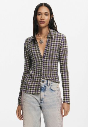 PLAID - Button-down blouse - red