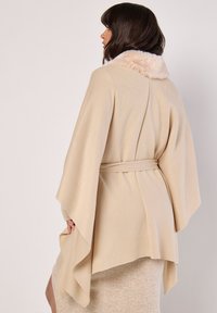 Apricot Poncho - stone