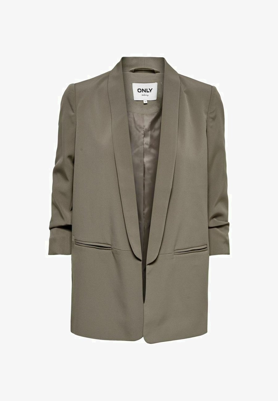 ONLY ONLELLY Abrigo corto walnut/marrón