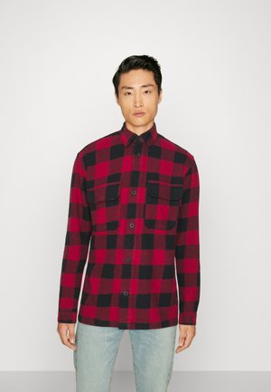 TOM TAILOR DENIM OVERSHIRT - Jas - red/black