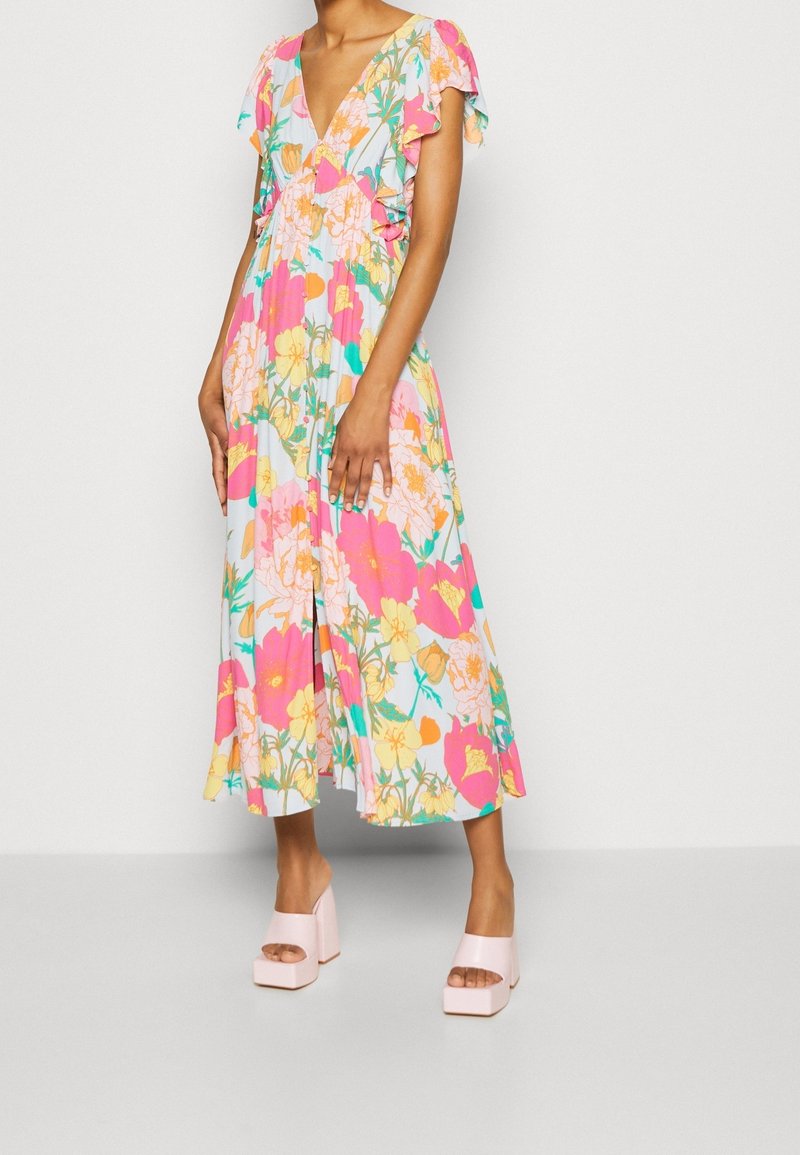 YAS Vestido camisero - multi-coloured